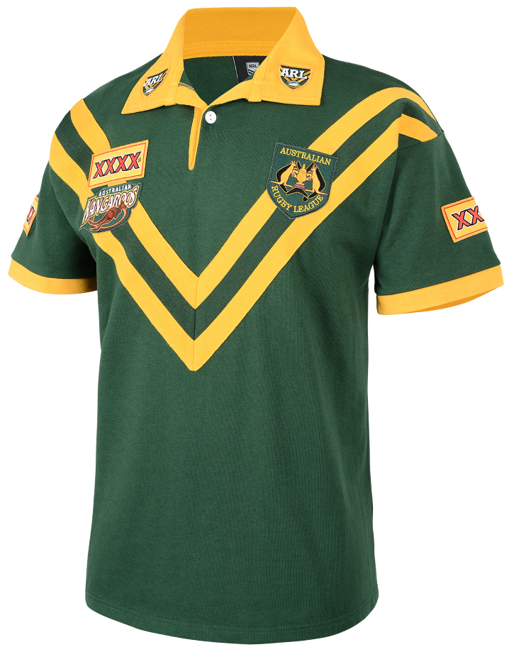 Australian Kangaroos 2000 Mens Retro World Cup Jersey