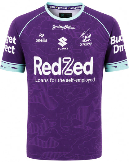 Melbourne Storm 2026 NRL Mens Purple Training Shirt