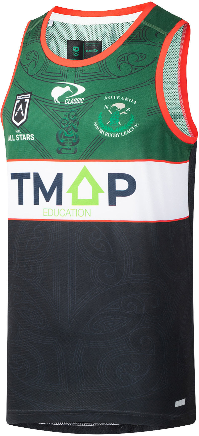 New Zealand Maori All Stars 2026 NRL Mens Training Singlet