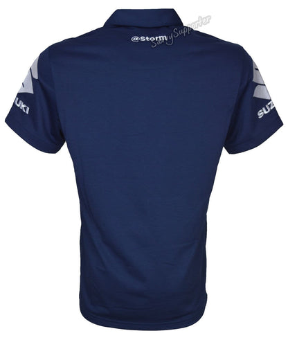 Melbourne Storm NRL Ladies Navy Media Polo Shirt
