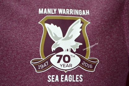 Manly Sea Eagles NRL Maroon Training Singlet