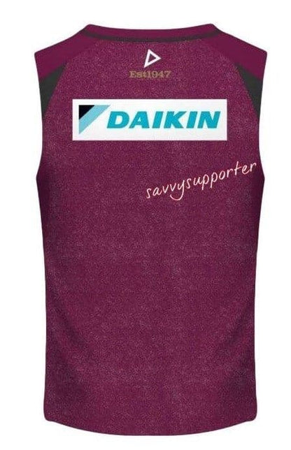 Manly Sea Eagles NRL Maroon Training Singlet