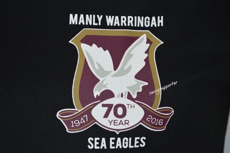 Manly Sea Eagles Black Training Shirt
