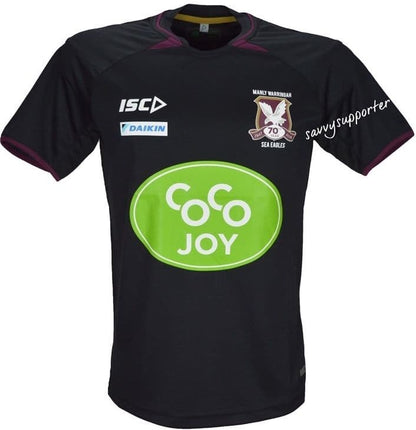 Manly Sea Eagles Black Training Shirt