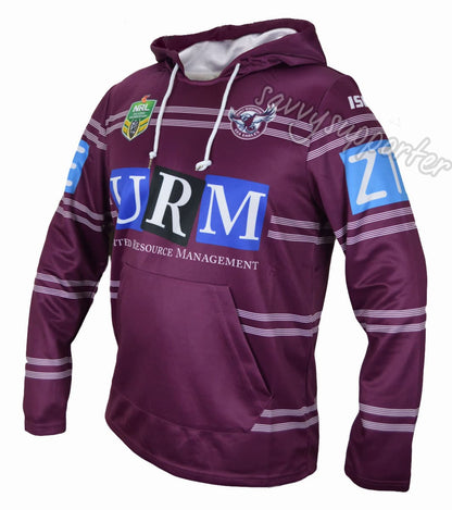 Manly Sea Eagles NRL Kids Jersey Hoodie