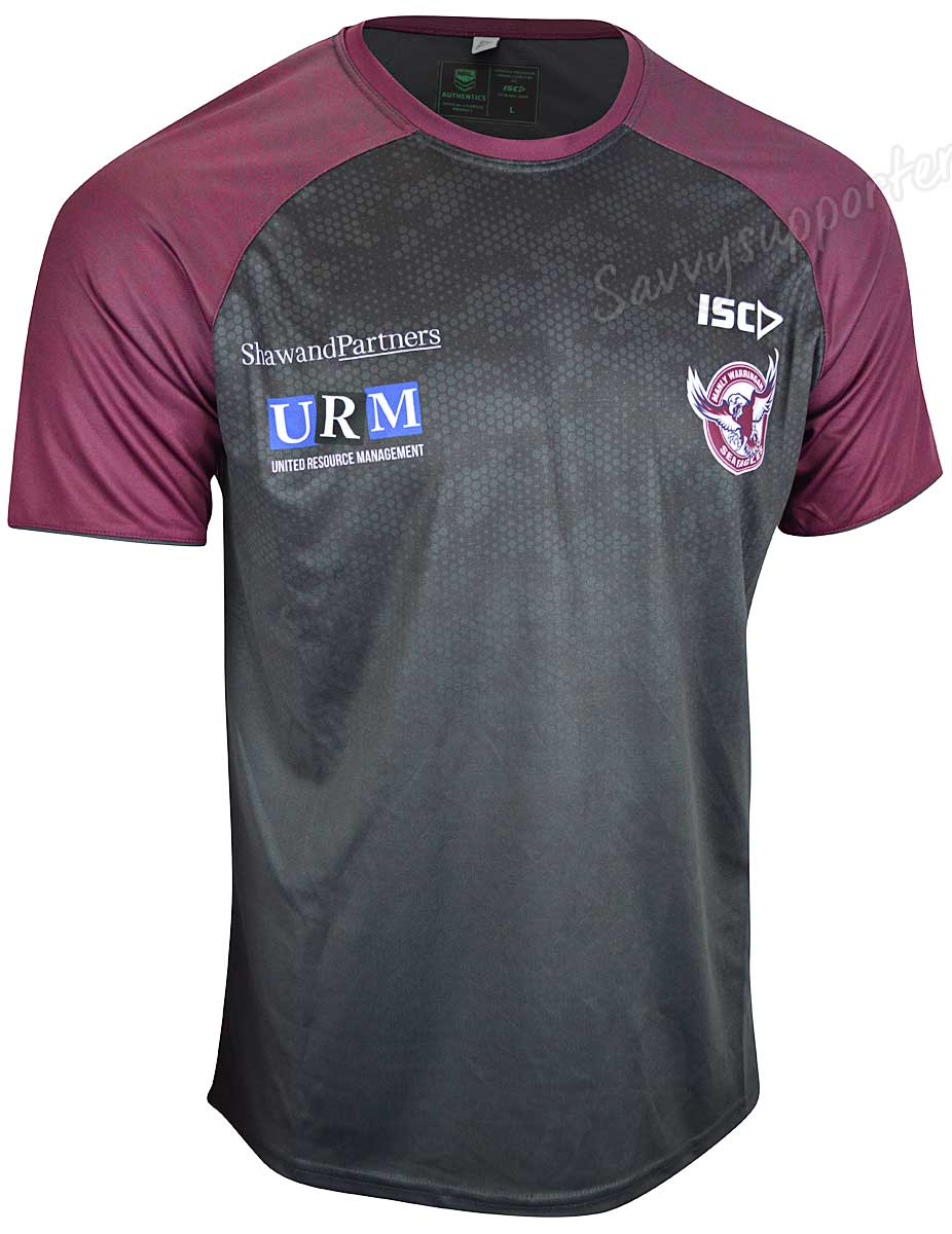 Manly Sea Eagles NRL Mens Carbon Training Shirt
