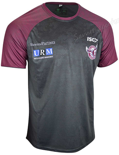 Manly Sea Eagles NRL Mens Carbon Training Shirt