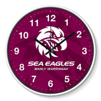 Manly Sea Eagles NRL Wall Clock