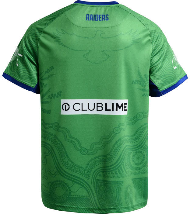 Canberra Raiders 2026 NRL Mens Indigenous Run Out Shirt