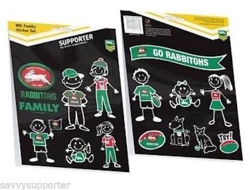 South Sydney Rabbitohs My Family Sticker Sheet