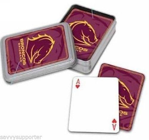 Brisbane Broncos NRL Poker Playing Cards Deck Brand New