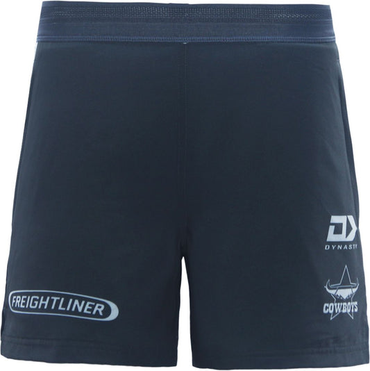 North Queensland Cowboys 2026 NRL Mens Charcoal Gym Training Shorts *PRESALE Due 20th DEC*