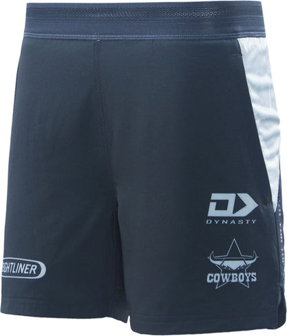 North Queensland Cowboys 2026 NRL Mens Charcoal Gym Training Shorts *PRESALE Due 20th DEC*
