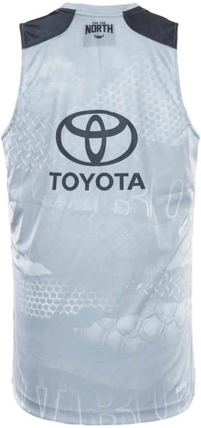 North Queensland Cowboys 2026 NRL Mens Grey Training Singlet *PRESALE Due 20th DEC*