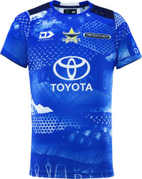North Queensland Cowboys 2026 NRL Mens Blue Training Shirt *PRESALE Due 20th DEC*