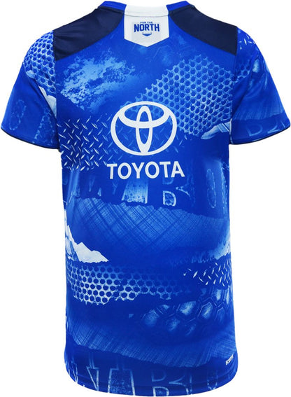 North Queensland Cowboys 2026 NRL Mens Blue Training Shirt *PRESALE Due 20th DEC*