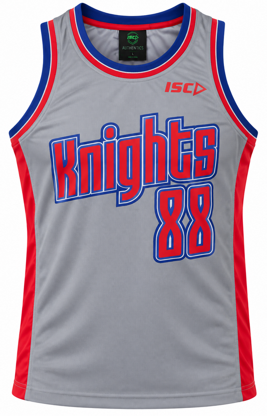 Newcastle Knights NRL Mens Basketball Singlet - Size S