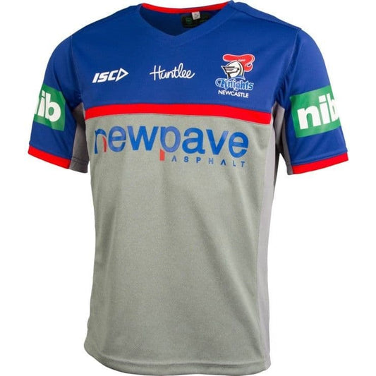 Newcastle Knights Grey Training Shirt