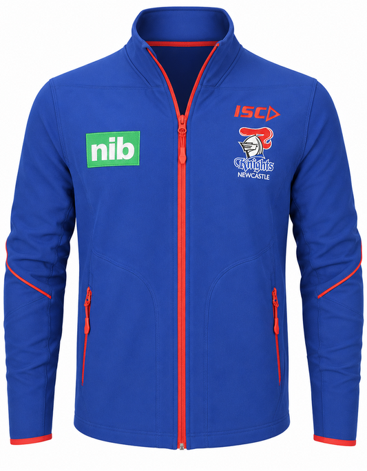 Newcastle Knights Mens Soft Shell Jacket