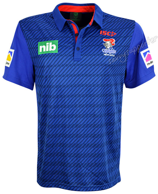 Newcastle Knights NRL Mens Media Polo Shirt