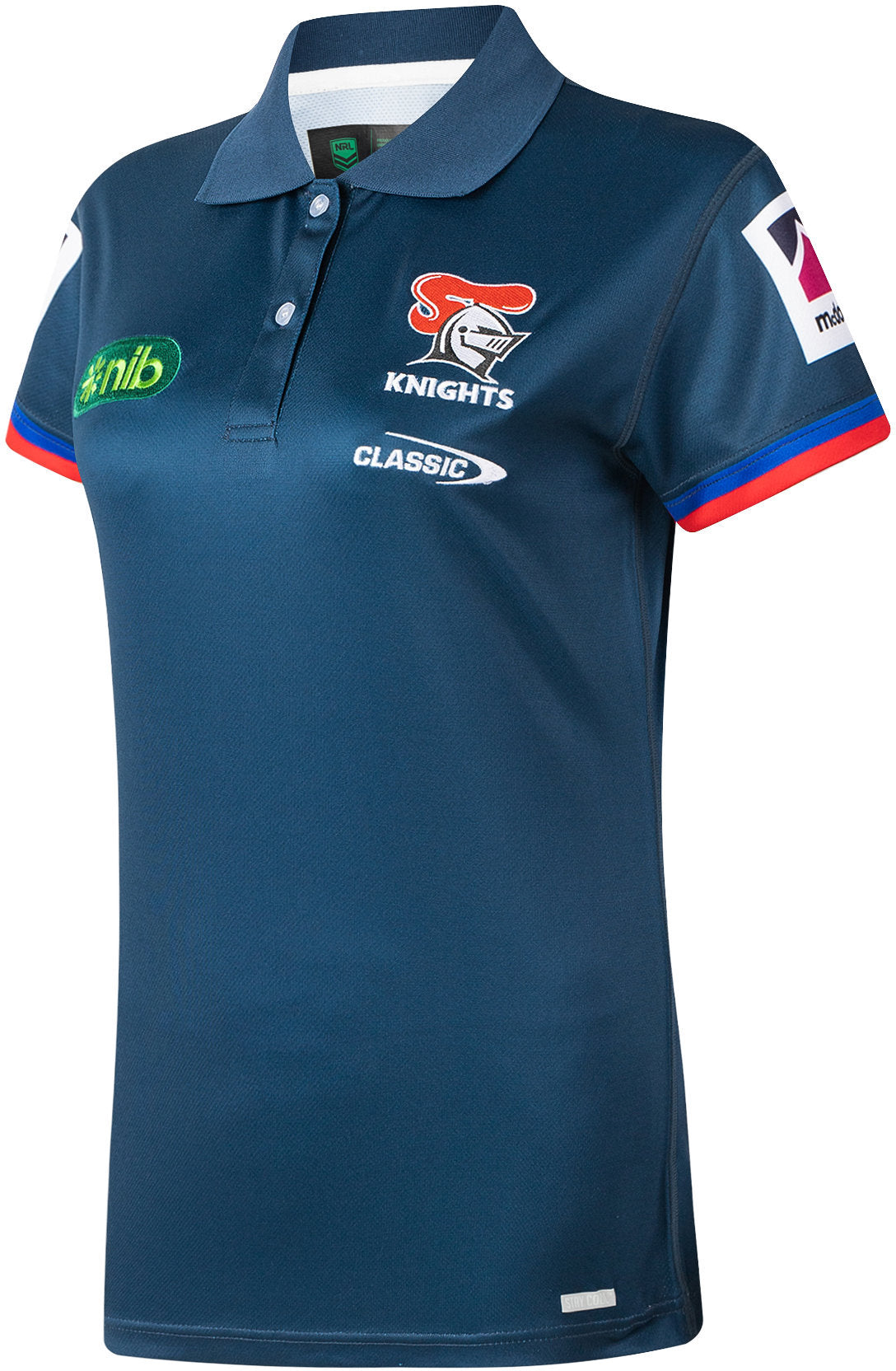 Newcastle Knights 2026 NRL Ladies Media Polo Shirt *PRESALE*