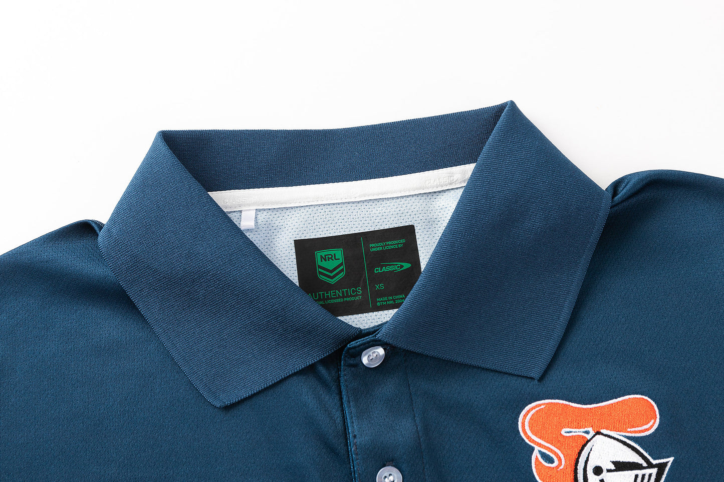 Newcastle Knights 2026 NRL Mens Media Polo Shirt