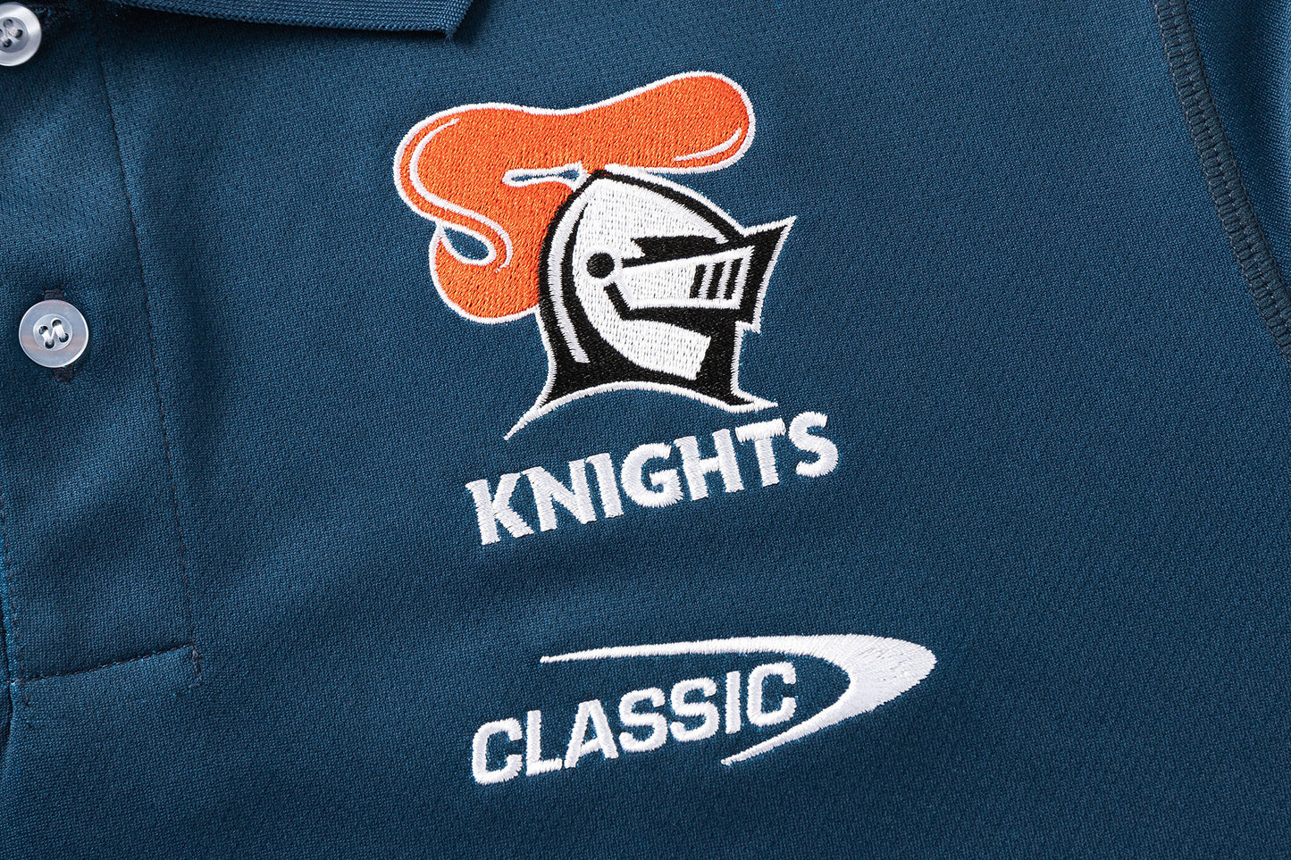 Newcastle Knights 2026 NRL Mens Media Polo Shirt