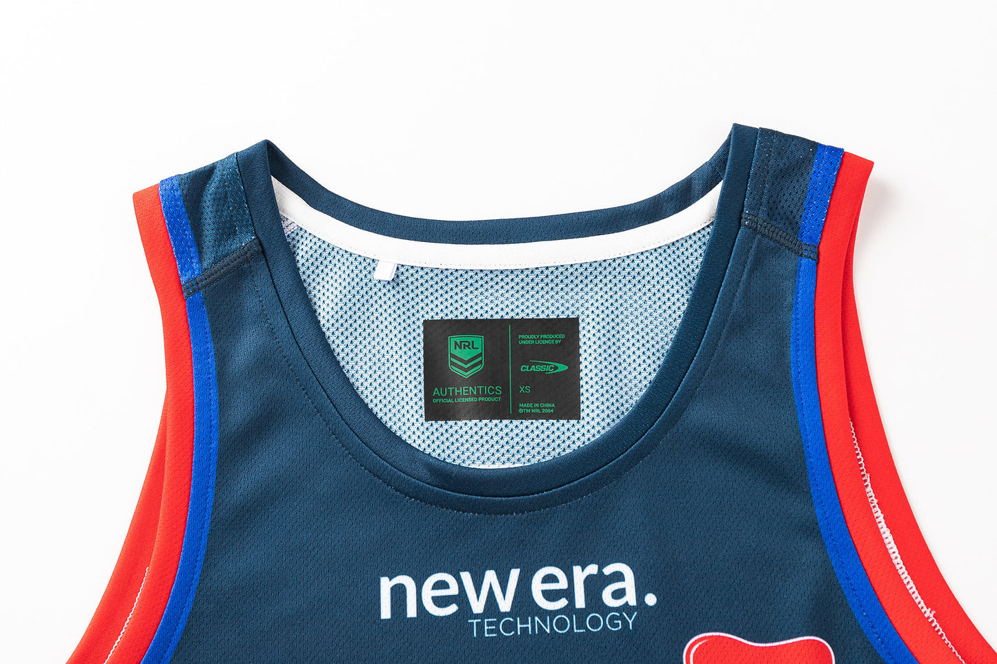 Newcastle Knights 2026 NRL Mens Navy Training Singlet