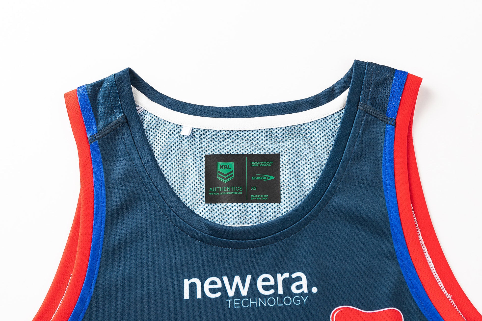 Newcastle Knights 2026 NRL Mens Navy Training Singlet
