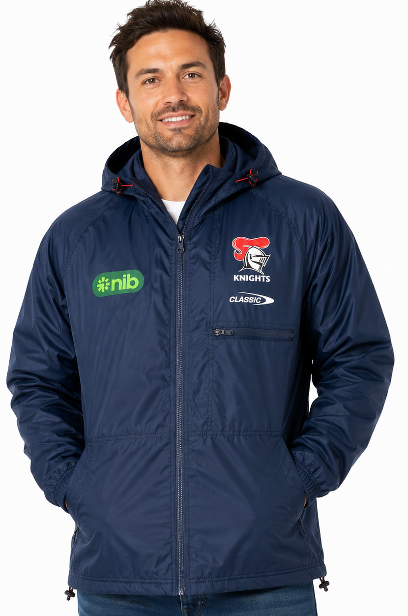 Newcastle Knights 2026 NRL Mens Wet Weather Jacket
