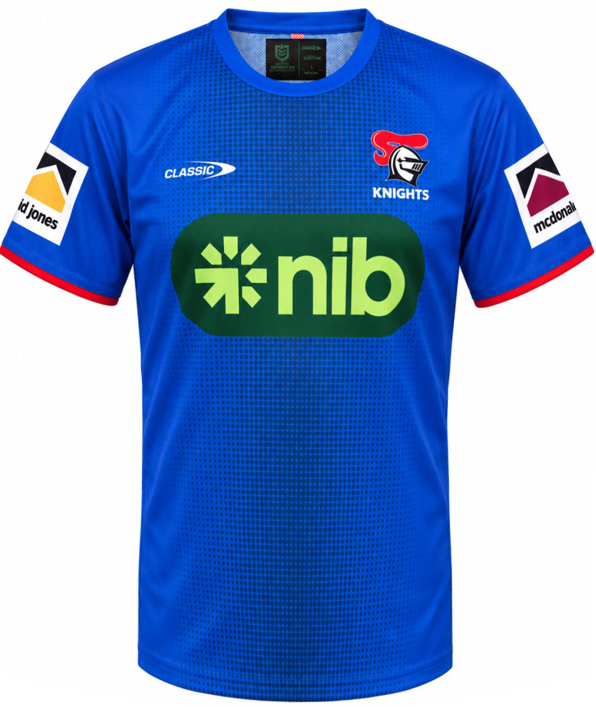 Newcastle Knights NRL Mens Royal Training Shirt