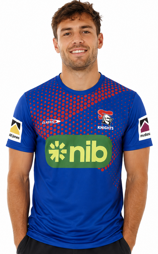 Newcastle Knights NRL Mens Warm Up Tee