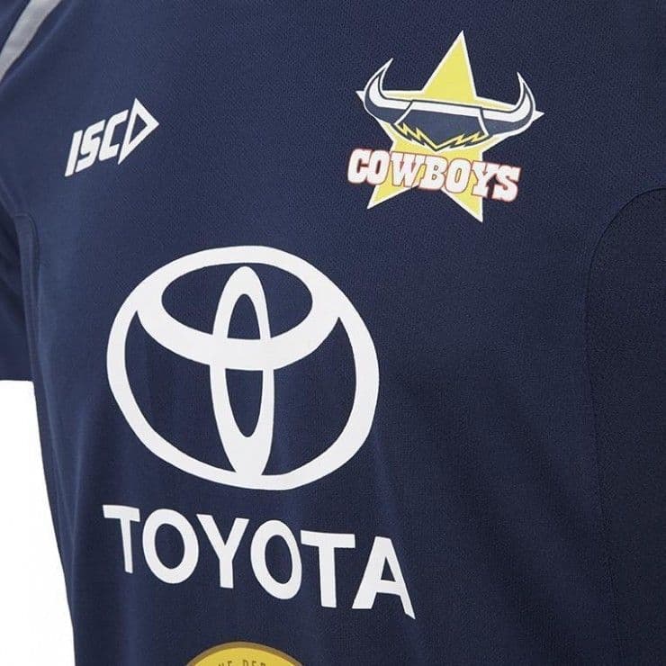 North Queensland Cowboys NRL Navy Training Shirt
