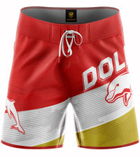 Dolphins NRL Mens Barrel Board Shorts