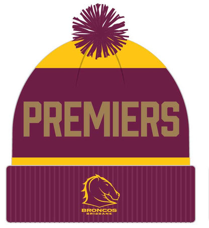 Brisbane Broncos 2025 NRL Premiers Beanie *PRESALE*
