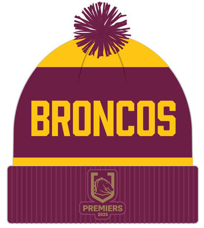 Brisbane Broncos 2025 NRL Premiers Beanie *PRESALE*