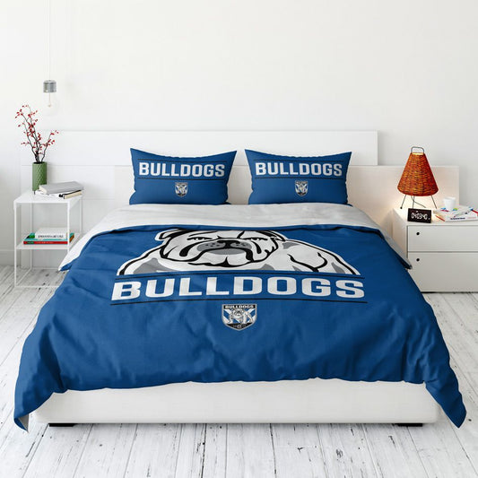 Canterbury Bulldogs 2025 NRL Double Quilt Set