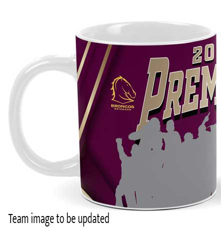 Brisbane Broncos 2025 NRL Premiers Team Premiership Mug *PRESALE*