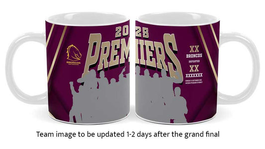 Brisbane Broncos 2025 NRL Premiers Team Premiership Mug *PRESALE*