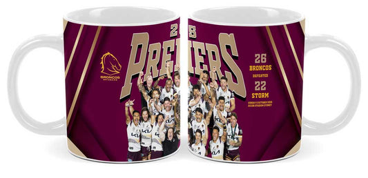 Brisbane Broncos 2025 NRL Premiers Team Premiership Mug *PRESALE*