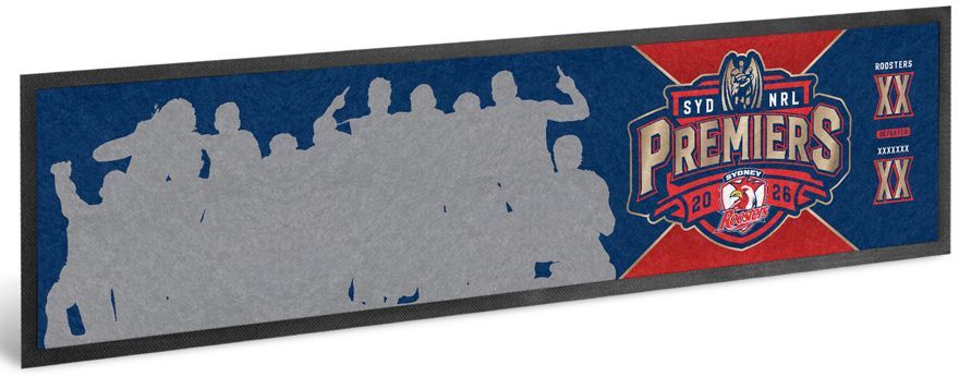 Sydney Roosters 2026 NRL Premiers Team Bar Runner *PRESALE*