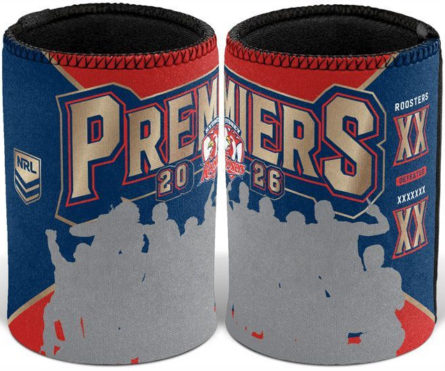 Sydney Roosters 2026 NRL Premiers Team Can Cooler *PRESALE*