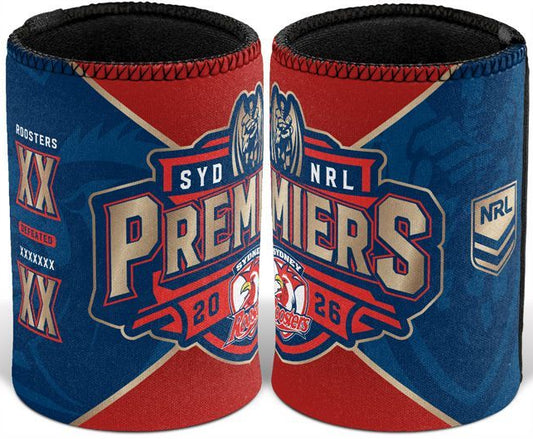 Sydney Roosters 2026 NRL Premiers Score Can Cooler  *PRESALE*