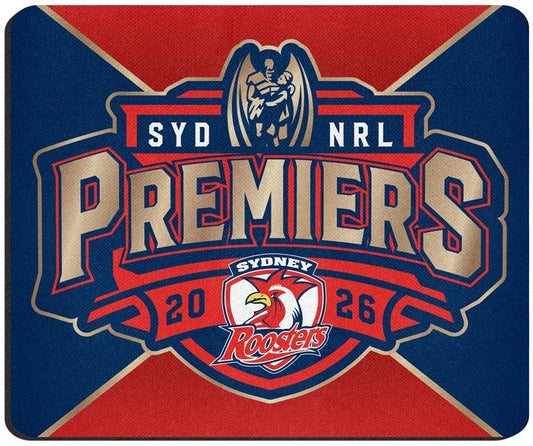 Sydney Roosters 2026 NRL Premiers Score Mouse Mat *PRESALE*