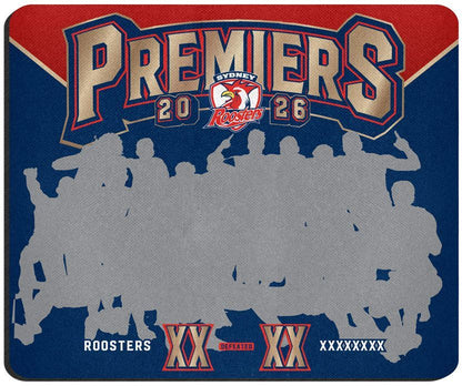 Sydney Roosters 2026 NRL Premiers Team Mouse Mat *PRESALE*