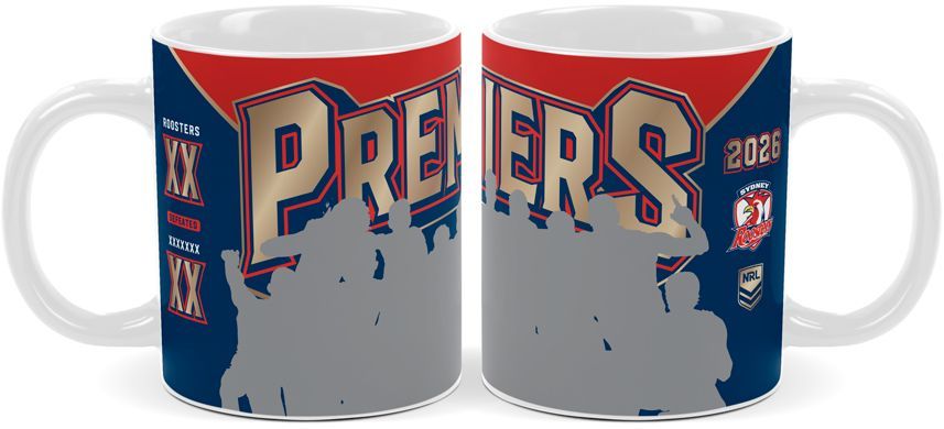 Sydney Roosters 2026 NRL Premiers Team Mug *PRESALE*