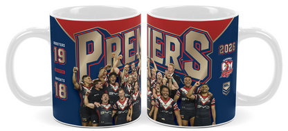 Sydney Roosters 2026 NRL Premiers Team Mug *PRESALE*