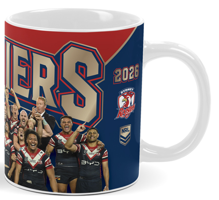 Sydney Roosters 2026 NRL Premiers Team Mug *PRESALE*