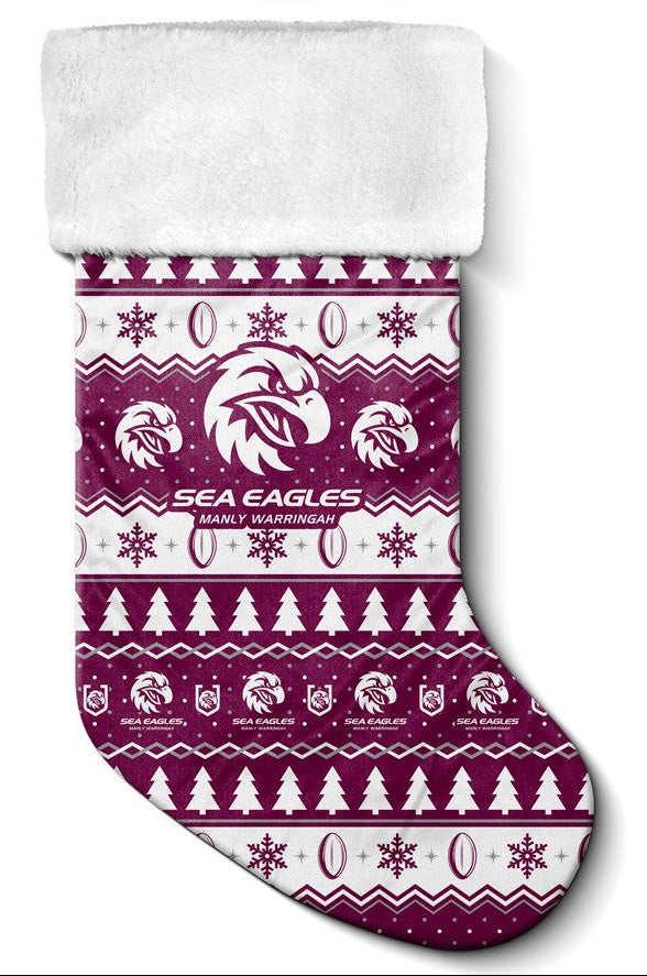 Manly Sea Eagles 2026 NRL Jumbo Christmas Stocking