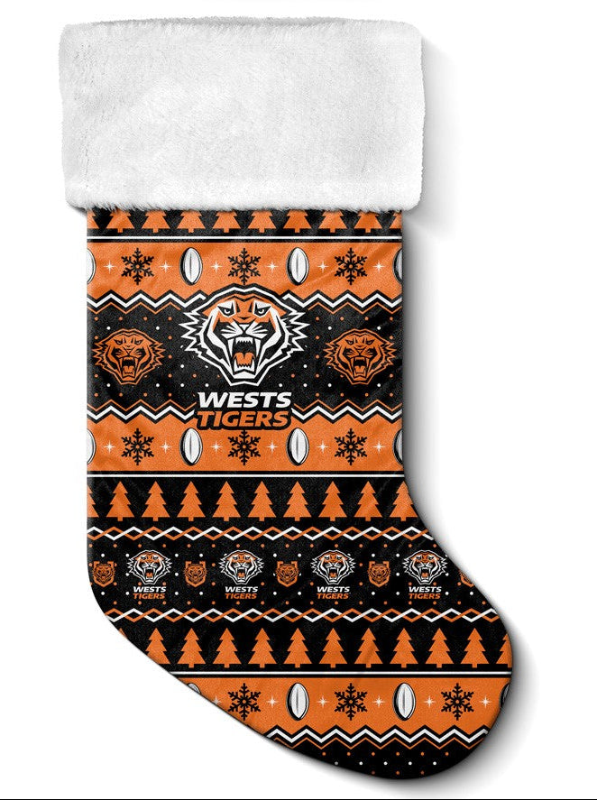 Wests Tigers 2026 NRL Jumbo Christmas Stocking